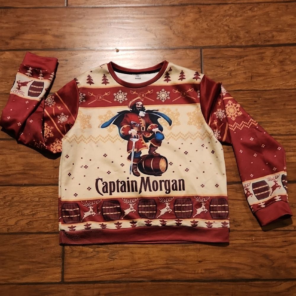 Captain Morgan Holiday Sweater Unisex XL